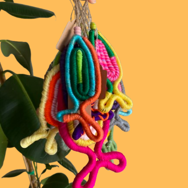 Accessoire poisson fait main au design original et coloré